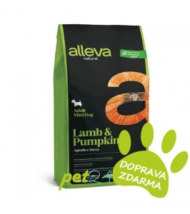 ALLEVA NATURAL dog Lamb & pumpkin adult mini 12 kg