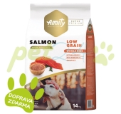 Hypoalergénne AMITY LOW GRAIN Salmon & Rice 18kg