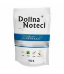 Mokré krmivo pre psov Dolina Noteci Premium, bohaté bohaté na pstruhy,