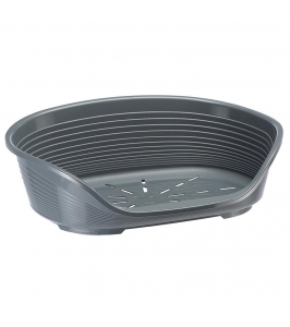 plastový pelech pre psov siesta Deluxe DARK GREY 4/55  -