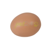 Plastové slepačie vajce 5,3cm hnedé