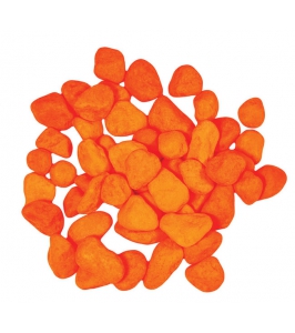 Oranžový akvarijný štrk zrnitosť 0,3 cm