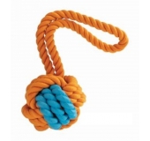 Hračka pre psa - Kombinovaná Monty lopta s lanom