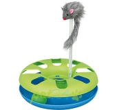 Bláznivý kruh s myškou na pružinke Ø 24 x V 29 cm