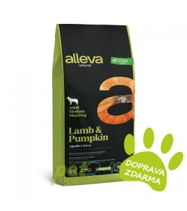 ALLEVA NATURAL dog Lamb & pumpkin adult medium/maxi 12 kg