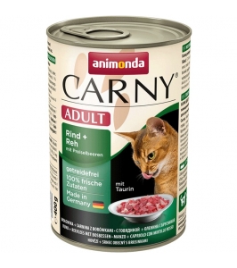 Carny Adult Hovädzie, srnčie & brusnice 400g