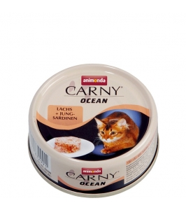 Carny OCEAN losos a mladé sardinky 80g