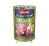 GranCarno SUPERFOODS hovädzie, cvikla, černice, púpava 400g