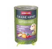GranCarno SUPERFOODS jahňacie, amarant, brusnice, lososový olej 400g