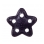 Hviezda na pamlsok čierna 12,5 cm