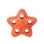 Hviezda na pamlsok oranžová 12,5 cm
