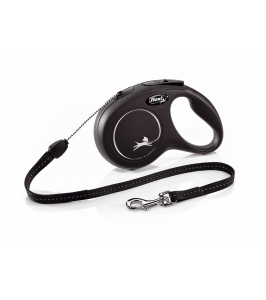 Flexi Classic New lanko S 8m/12kg čierne