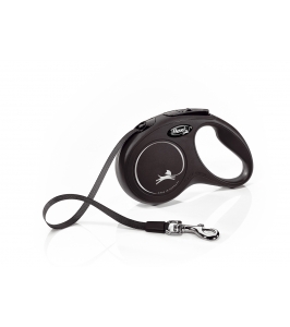 Flexi Classic New páska S 5m/15kg čierne