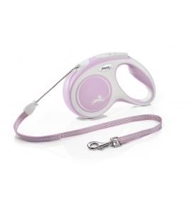 Flexi New COMFORT lanko M 5m/20 kg ružová