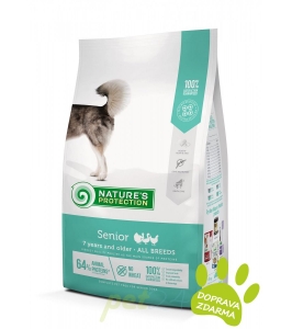 Natures Protection dog senior 7+ all breed poultry