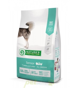 Natures Protection dog senior 7+ all breed poultry