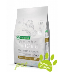 SUPERIOR CARE white dog GF adult white lamb small&mini 10 kg