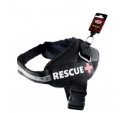 POSTROJ pre psov - RESCUE- BLACK - XXL