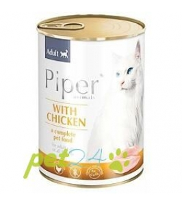 konzerva PIPER CAT ADULT chicken 400g