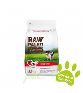 VetExpert Raw Paleo puppy mini beef